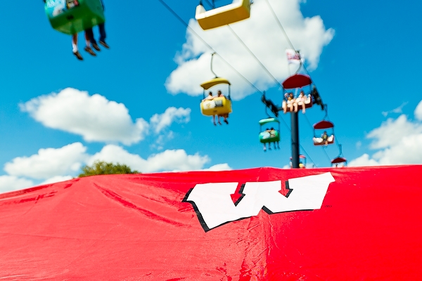 UW-Madison staged a friendly takeover at the Wisconsin State Fair on Aug. 7.