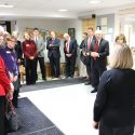 UW System officials and members of the Board of Regents tour the Waisman Early Childhood Program.