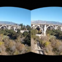 Photo: Simulated Oculus view of bridge