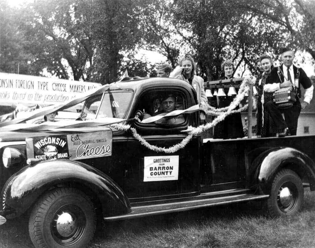 Otto Rindlisbacher at the wheel, with Iva Rindlisbacher and other members of the Lumberjacks, c. 1930s. Rindlisbacher and his fellow musicians are among those forgotten voices of Wisconsin’s cultural heritage to be digitally preserved and accessible.