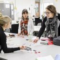 Students work during a Design Studies 501 class in the School of Human Ecology. SoHE’s implementation of the CLI Leadership Framework has directly benefited students, faculty and staff.