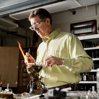 Tracy Drier, senior instrumentation specialist in the Department of Chemistry, is the recipient of the 2016 Chancellor’s Award for Excellence in Research: Critical Support.