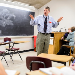 Ron Harris, instructional coordinator in the Department of English, is the recipient of the 2016 Martha Casey Award for Dedication to Excellence.