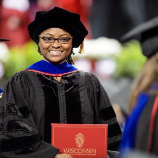 About 900 doctoral, master and professional students attended Friday's ceremony.