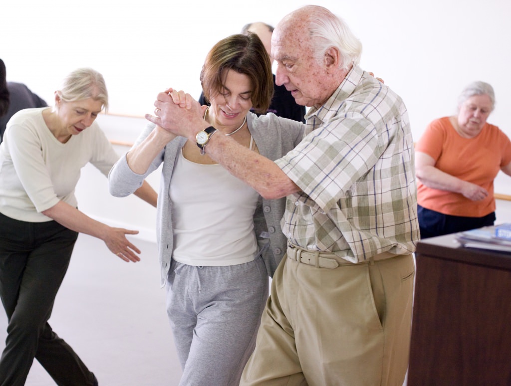 Photo: Man with Parkinson's dancing with partner