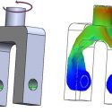 Computer illustration: Optimized machine part