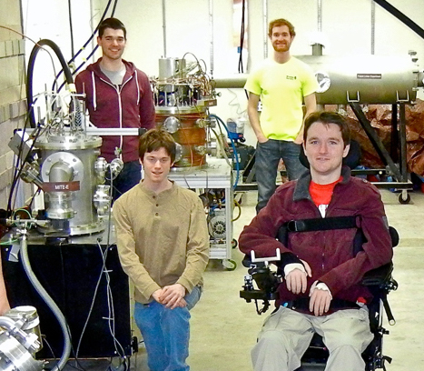 Photo: Craig Schuff and lab mates