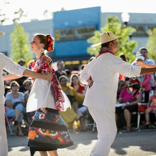 Photo: Members of DanzTrad perform a traditional Mexican folklore dance.