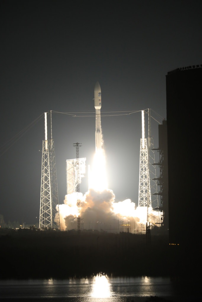 GOES-R, the first in the next generation of geostationary weather satellites from NOAA, successfully lifted off from Cape Canaveral, Florida, on Nov. 19 CREDIT NOAA,