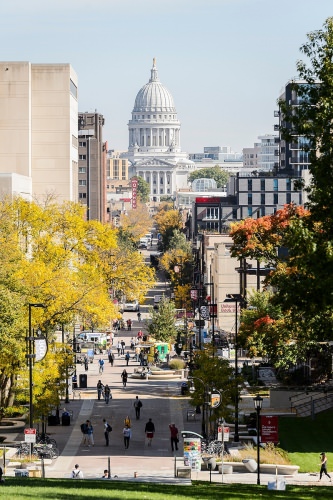 Photo: State Capitol at end of State Street