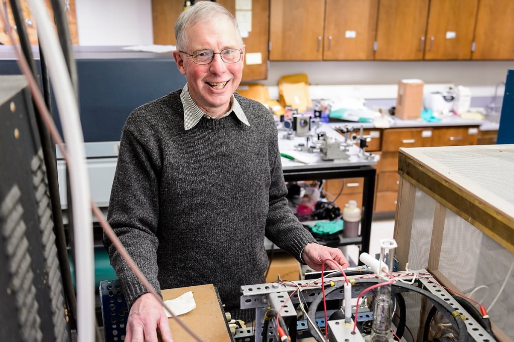 Photo: James Lawler in his lab