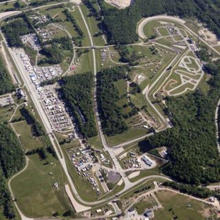 Photo: Aerial view of Road America racetrack