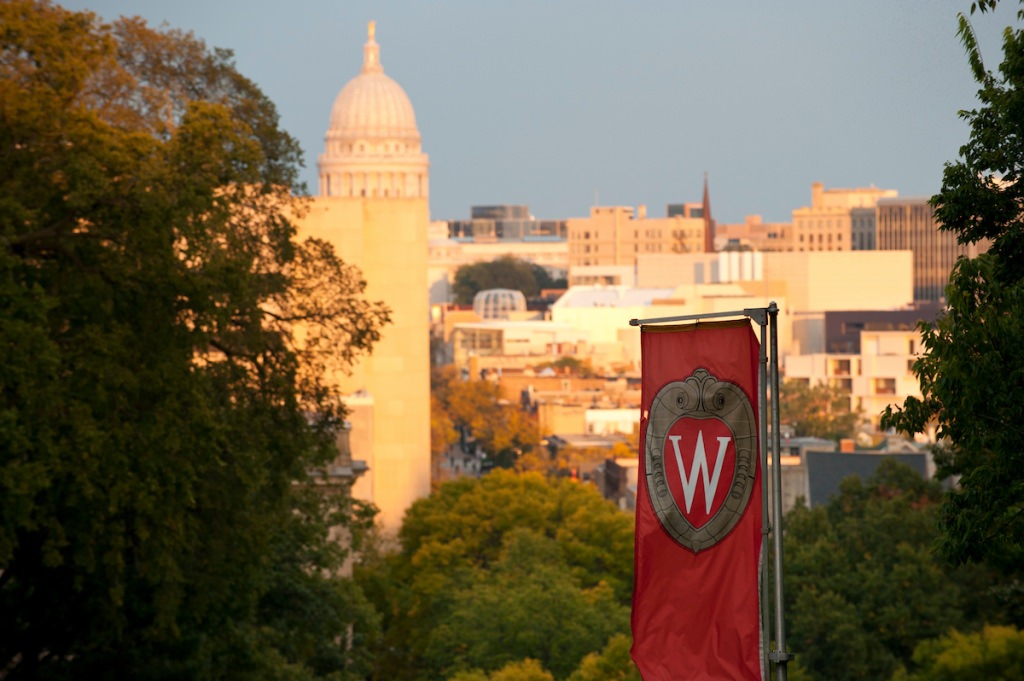 Photo: State Capitol as seen from Bascom Hill