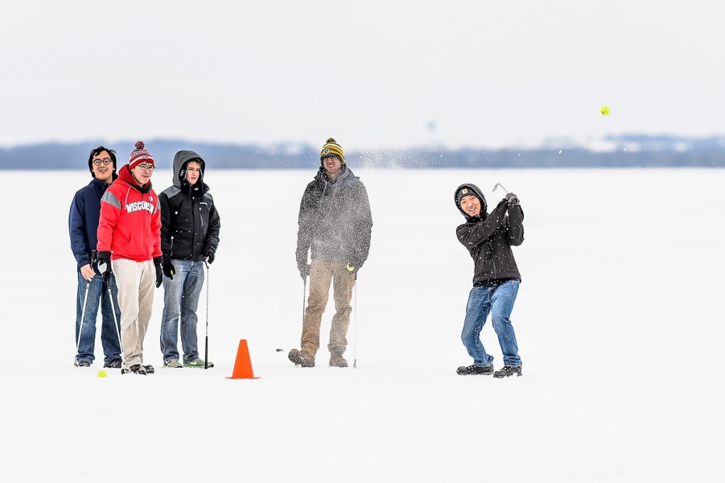 Ice golf is best played facing away from the Terrace.