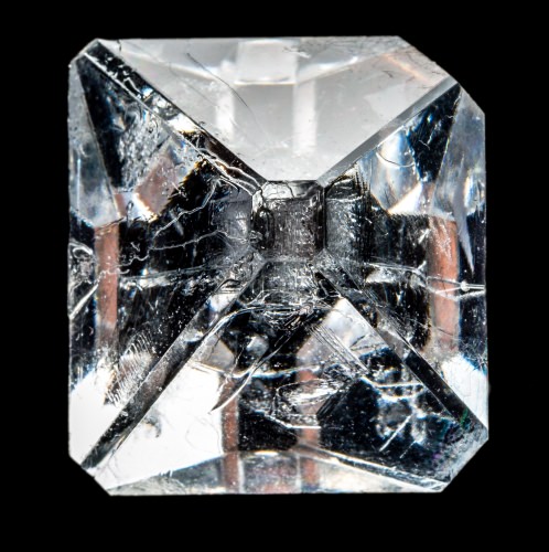 Photo: Clear, square crystal