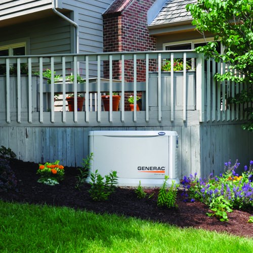 The engine in the Synergy line of home standby generators can run slow and quiet, depending on how much power the home requires. WEMPEC alumnus Tod Tesch played a key role in engineering the Synergy generators. 