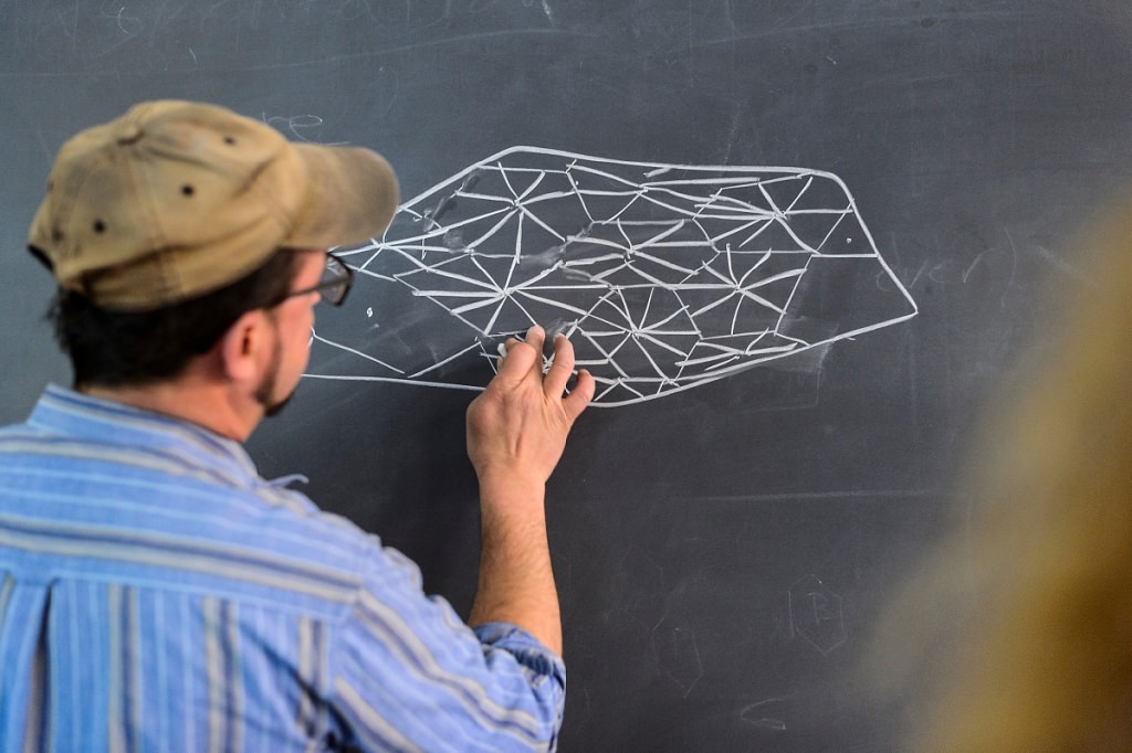 Photo: Krsko drawing on chalkboard