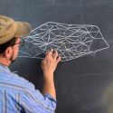 Photo: Krsko drawing on chalkboard