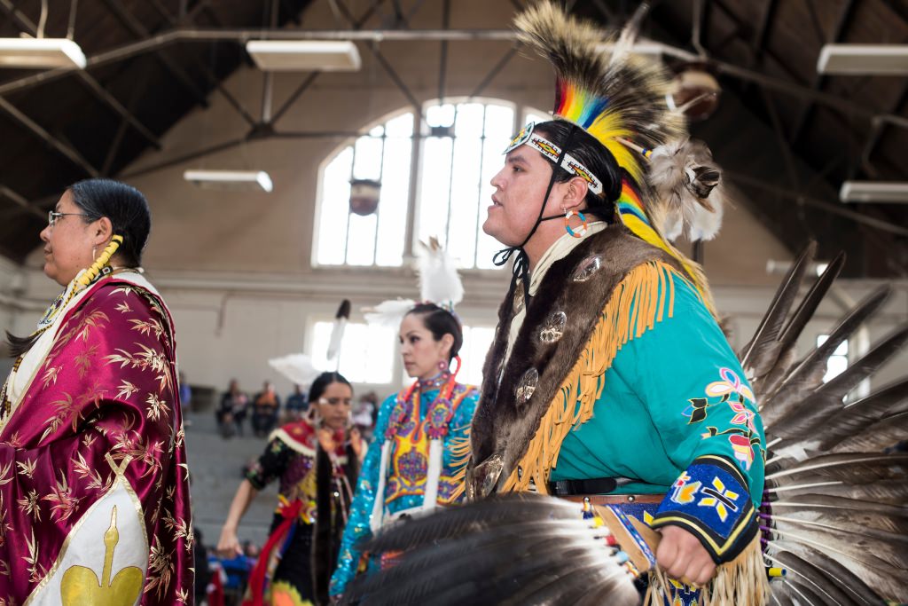 Photo: Dancers in grand entrance