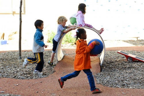 Photo: Children on playground