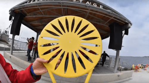 Photo: Yellow chair on Terrace