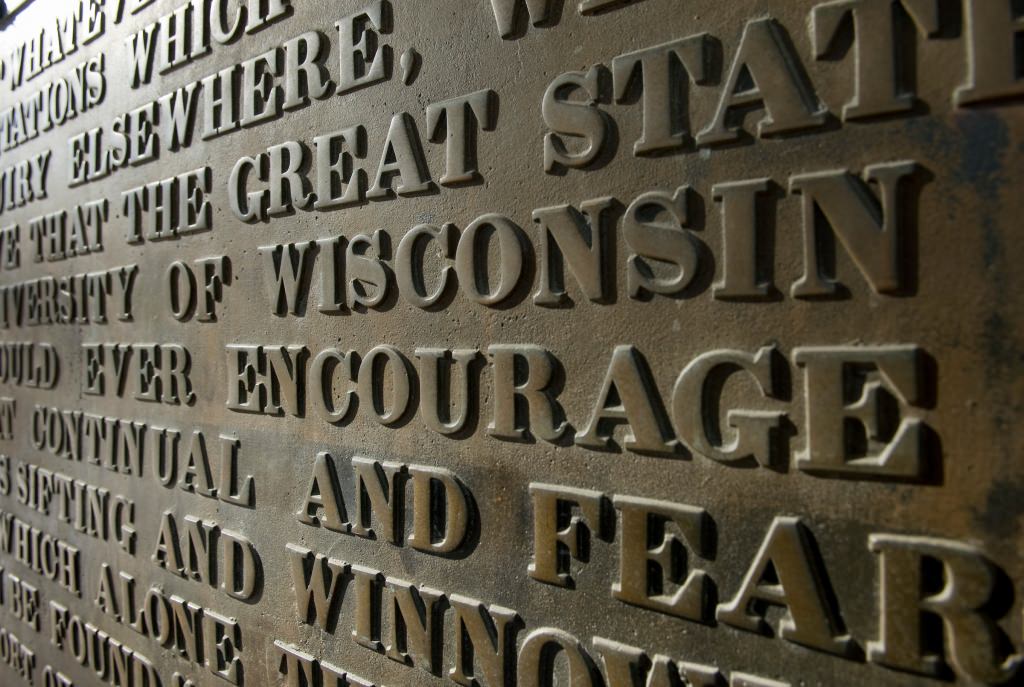 Photo: Closeup of Sifting and Winnowing plaque