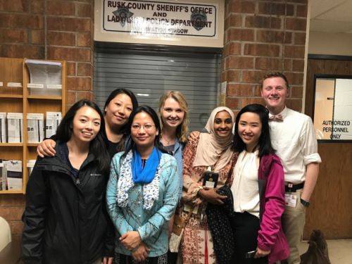 UW-Madison nursing students in the Community/Public Health Immersion Clinical program in Rusk and Barron counties. The students will be helping with tornado recovery efforts.