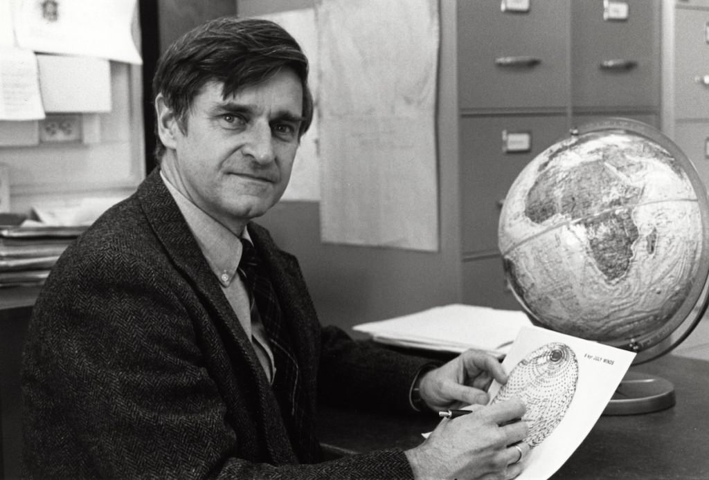 John Kutzbach, UW–Madison professor emeritus of atmospheric, oceanic and environmental sciences, is the former director of the Nelson Institute for Environmental Science Center for Climatic Research. This was taken in 1992. 