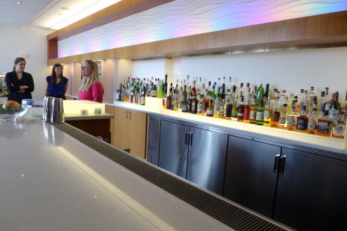 With a big business in flavoring drinks, Kerry maintains this bar as a tasting room. All tastings are finished before noon, says Alisha Barton, the company’s specialist in acquiring university talent, as the employees will be driving home after work. 