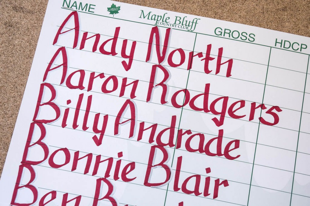 The scorecard had some big names.