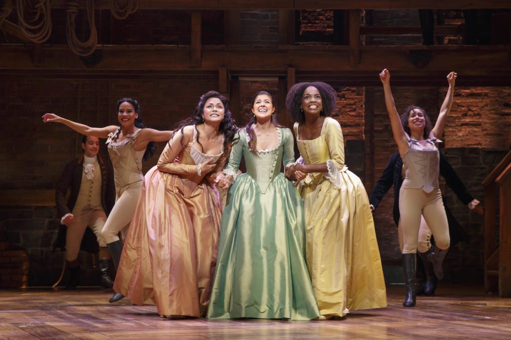 Photo: "Hamilton" actresses Karen Olivo, Ari Afsar, Samantha Marie Ware