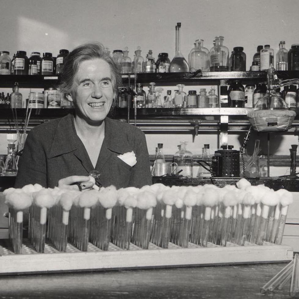 Photo: Elizabeth McCoy in lab