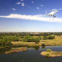 Photo: Drone flying above natural area