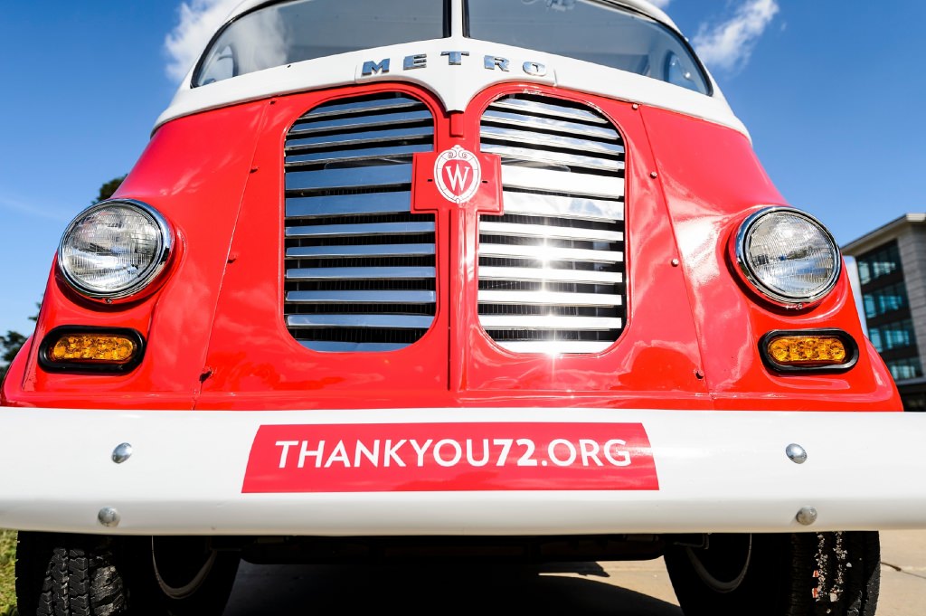 WFAA's remodeled, vintage ice cream truck debuted at the event, and it will soon visit communities throughout the state to serve ice cream.