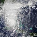 Satellite view of Hurricane Irma as it overwhelms southern Florida. This natural-color image was acquired at 10:50 a.m. local time Sept. 10, 2017 by the Moderate Resolution Imaging Spectroradiometer.
