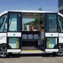 A Navya Arma, an autonomous vehicle that can carry 15 people, will be available for rides in a public event Saturday on the UW–Madison campus organized by members of the Wisconsin Automated Vehicle Proving Grounds. 