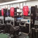 The swivel chairs lining the walls of JP Hair Design, a barbershop on the West Side of Madison.