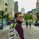 UW–Madison senior Conlin Bass came up with the idea to distribute lime green bandanas as a freshman. Now they’re everywhere, helping to spread awareness of mental-health resources and prevent suicide.