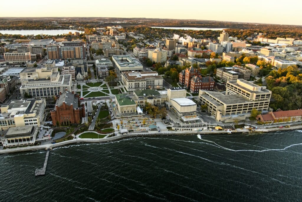 Photo: Aerial view of East Campus