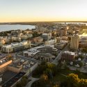 Photo: Aerial view of Union South and surrounding area