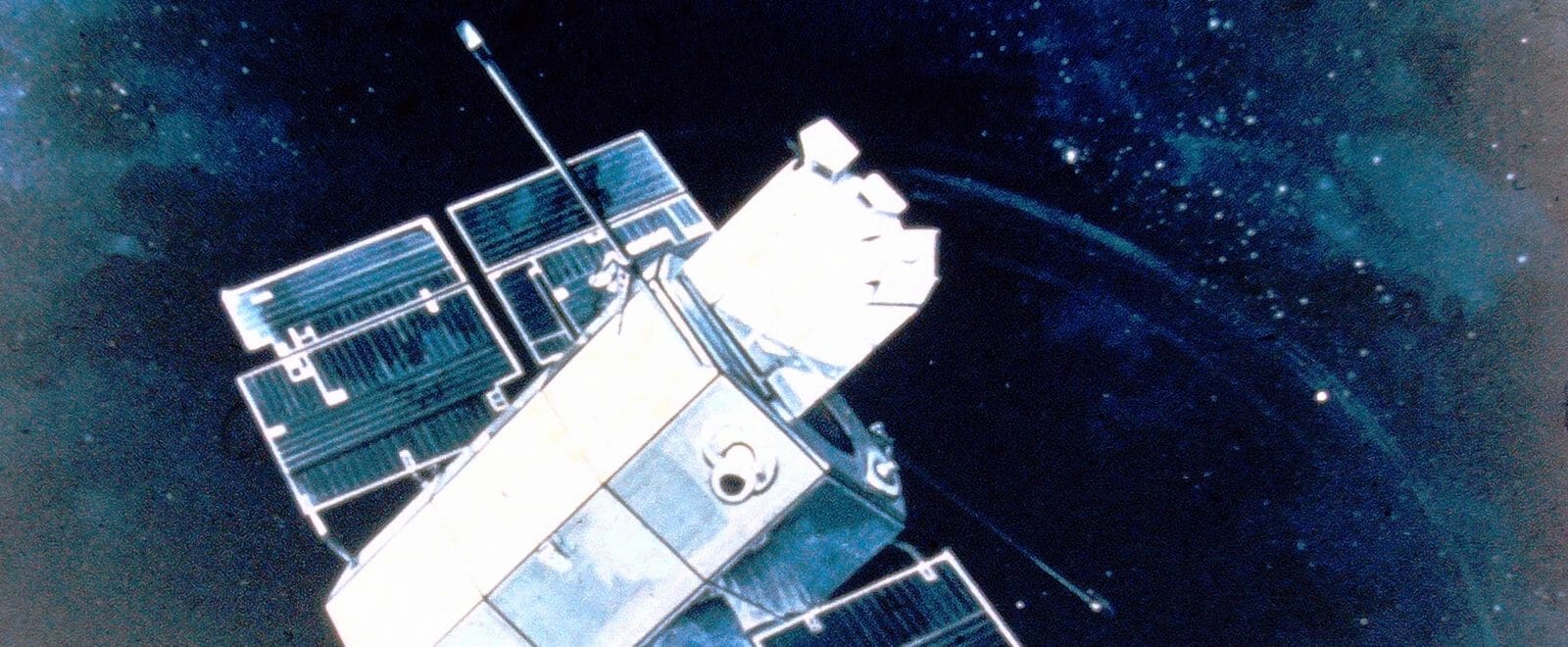 Artist's rendering of the OAO-2 in orbit.