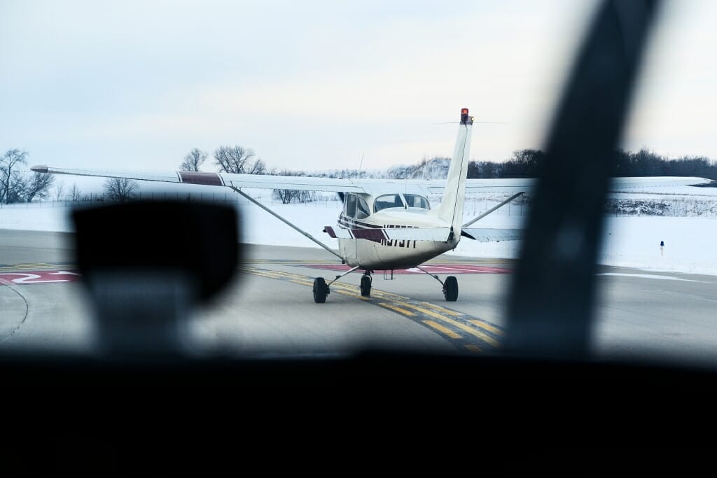 Photo: Plane on runway