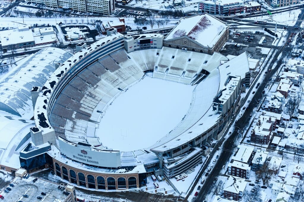 Photo: Aerial view of Camp Randall