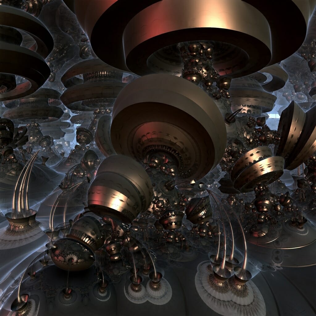 Photo: Closeup of a quantum computer