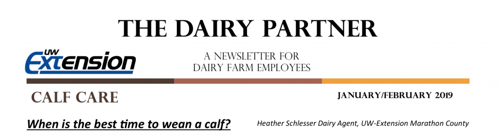 Photo: Masthead of the Dairy Partner newsletter.