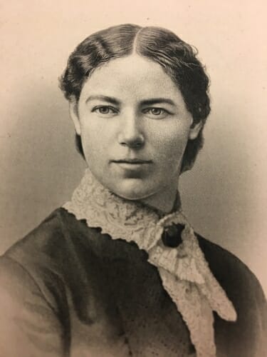 Photo: Portrait of Clara Bewick Colby