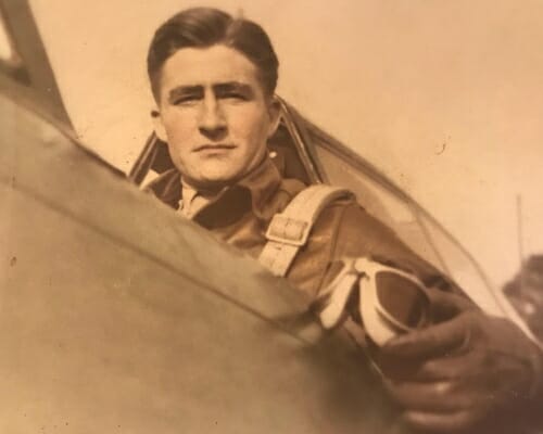 Photo: Stone in plane cockpit