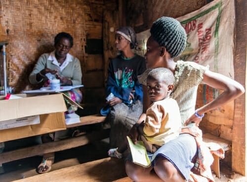 Photo: The inside of a health clinic