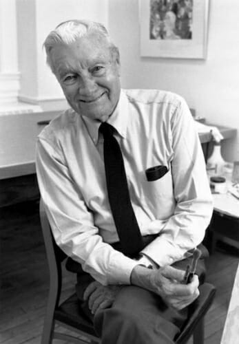 Photo: Portrait of James Watrous seated in a chair