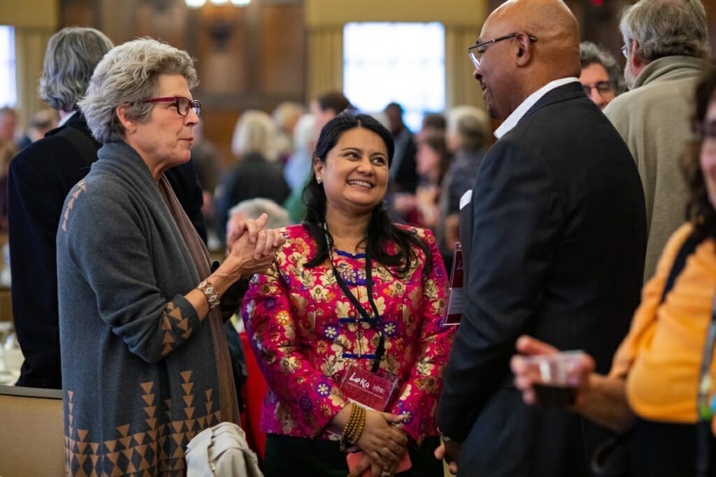 Photo: Tia Nelson, Dekila Chungyalpa and Preston Cole 